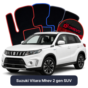 Velurové autokoberce OMEVO pro Suzuki Vitara Mhev 2 gen SUV (2015-2025)
