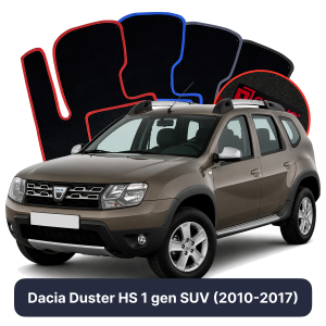Velurové autokoberce OMEVO pro Dacia Duster HS 1 gen SUV (2010-2017)