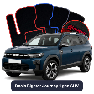 Velurové autokoberce OMEVO pro Dacia Bigster Journey 1 gen SUV (2024-2025)