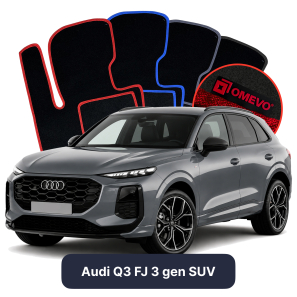 Velurové autokoberce OMEVO pro Audi Q3 FJ 3 gen SUV (2025-2026)