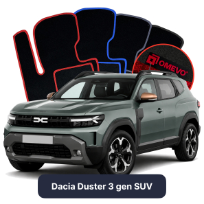 Velurové autokoberce OMEVO pro Dacia Duster 3 gen SUV (2024-2025)