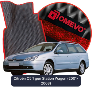 OMEVO 5D Pro Koberečky do Citroën C5 1 gen Kombi (2001-2008)