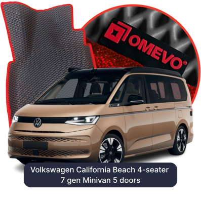 EVA autokoberce OMEVO pro Volkswagen California Beach 4 místný 7 gen Minivan 5 dveří (2025-2026)