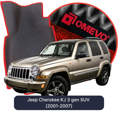 EVA autokoberce OMEVO pro Jeep Cherokee KJ 3. gen SUV (2001-2007)