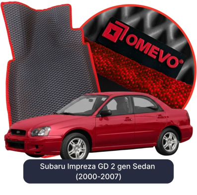 EVA autokoberce OMEVO pro Subaru Impreza GD 2 gen Sedan (2000-2007)