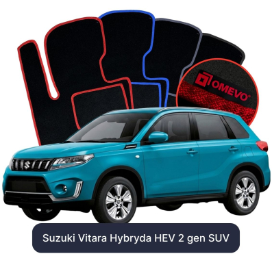 Velurové autokoberce OMEVO pro Suzuki Vitara Hybridní 2 gen SUV (2015-2025)