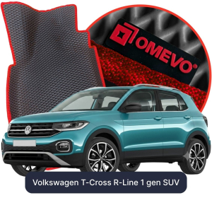 OMEVO 5D Pro Koberečky do Volkswagen T-Cross R-Line 1. gen SUV (2018-2026)