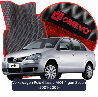 EVA autokoberce OMEVO pro Volkswagen Polo Classic MK4 4. gen Sedan (2001-2009)