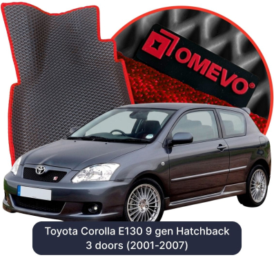 EVA autokoberce OMEVO pro Toyota Corolla E130 9 gen Hatchback 3 dveře (2001-2007)