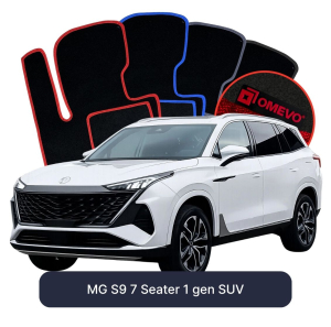 Velurové autokoberce OMEVO pro MG S9 7 místný 1 gen SUV (2024-2026)