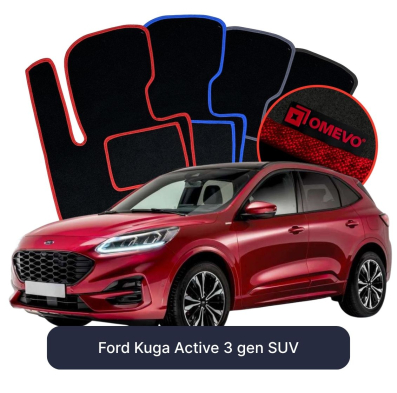 Velurové autokoberce OMEVO pro Ford Kuga Active 3 gen SUV (2019-2026)
