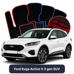 Velurové autokoberce OMEVO pro Ford Kuga Active X 3 gen SUV (2019-2025)