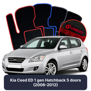 Velurové autokoberce OMEVO pro Kia Ceed ED 1 gen Hatchback 5 dveří (2006-2012)