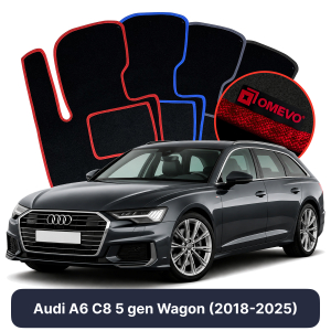 Velurové autokoberce OMEVO pro Audi A6 C8 5 gen Kombi (2018-2024)