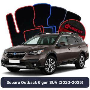 Velurové autokoberce OMEVO pro Subaru Outback 6 gen SUV (2020-2025)