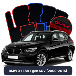 Velurové autokoberce OMEVO pro BMW X1 E84 1 gen SUV (2009-2015)