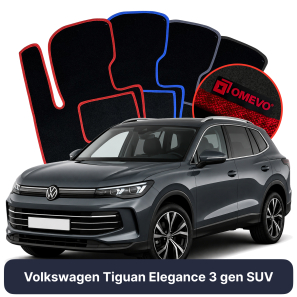 Velurové autokoberce OMEVO pro Volkswagen Tiguan Elegance 3 gen SUV (2023-2025)