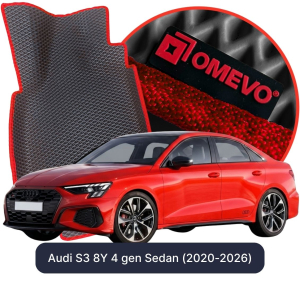 OMEVO 5D Pro Koberečky do Audi S3 8Y 4 gen Sedan (2020-2026)