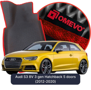 OMEVO 5D Pro Koberečky do Audi S3 8V 3 gen Hatchback 5 dveří (2012-2020)