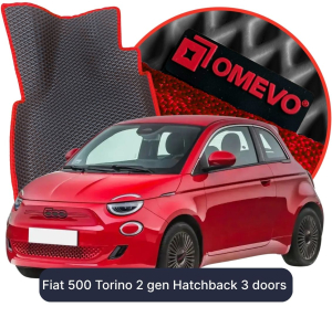 OMEVO 5D Pro Koberečky do Fiat 500 Torino 2 gen Hatchback 3 dveře (2020-2026)