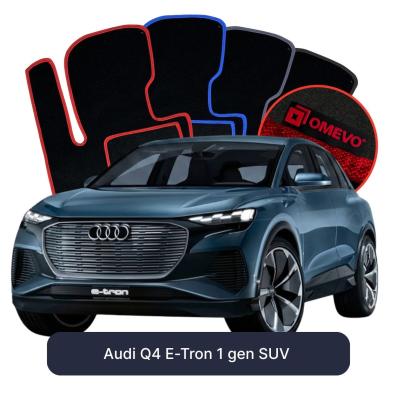 Velurové autokoberce OMEVO pro Audi Q4 E-Tron 1 gen SUV (2021-2026)