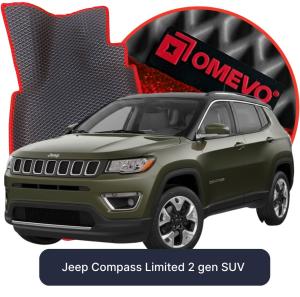 OMEVO 5D Pro Koberečky do Jeep Compass Limited 2. gen SUV (2016-2026)
