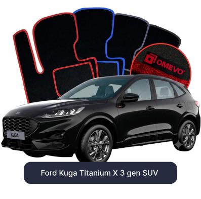 Velurové autokoberce OMEVO pro Ford Kuga Titanium X 3 gen SUV (2019-2026)