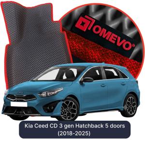 OMEVO 5D Pro Koberečky do Kia Ceed CD 3 gen Hatchback 5 dveří (2018-2025)