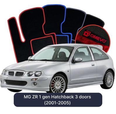 Velurové autokoberce OMEVO pro MG ZR 1 gen Hatchback 3 dveří (2001-2005)