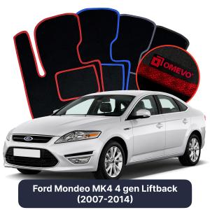 Velurové autokoberce OMEVO pro Ford Mondeo MK4 4 gen Liftback (2007-2014)