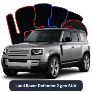 Velurové autokoberce OMEVO pro Land Rover Defender 2 gen SUV (2020-2025)