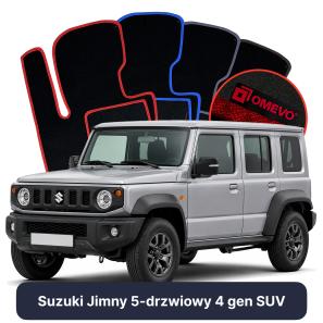 Velurové autokoberce OMEVO pro Suzuki Jimny 5-dveřový 4 gen SUV (2018-2025)