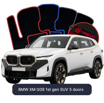 Velurové autokoberce OMEVO pro BMW XM G09 1. gen SUV 5 dveří (2022-2026)