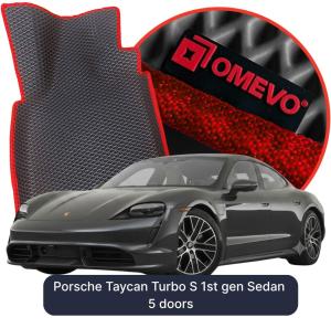 OMEVO 5D Pro Koberečky do Porsche Taycan Turbo S 1. gen Sedan 5 dveří (2019-2026)