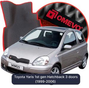 OMEVO 5D Pro Koberečky do Toyota Yaris 1. gen Hatchback 3 dveře (1999-2006)