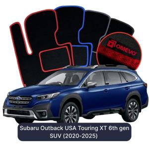 Velurové autokoberce OMEVO pro Subaru Outback USA Touring XT 6 gen SUV (2020-2025)