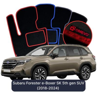 Velurové autokoberce OMEVO pro Subaru Forester e-Boxer SK 5. gen SUV (2018-2024)