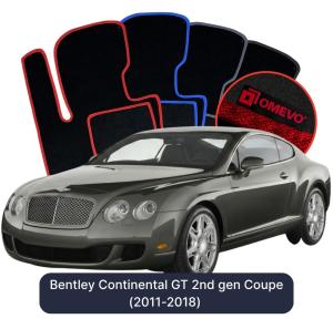 Velurové autokoberce OMEVO pro Bentley Continental GT 2 gen Kupé (2011-2018)