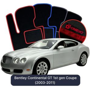 Velurové autokoberce OMEVO pro Bentley Continental GT 1 gen Kupé (2003-2011)