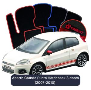 Velurové autokoberce OMEVO pro Abarth Grande Punto Hatchback 3 dveří (2007-2010)