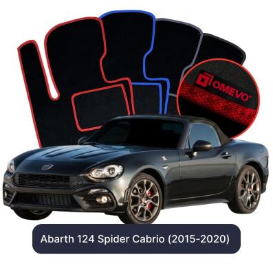 Velurové autokoberce OMEVO pro Abarth 124 Spider Cabrio (2015-2020)