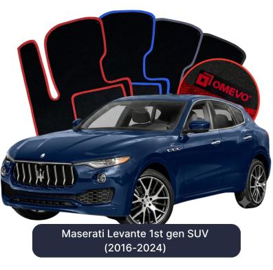 Velurové autokoberce OMEVO pro Maserati Levante 1 gen SUV (2016-2024)
