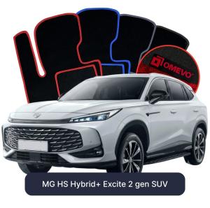 Velurové autokoberce OMEVO pro MG HS Hybrid+ Excite 2 gen SUV (2024-2025)