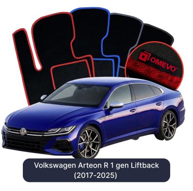 Velurové autokoberce OMEVO pro Volkswagen Arteon R 1 gen Liftback (2017-2025)