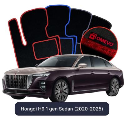 Velurové autokoberce OMEVO pro Hongqi H9 1 gen Sedan (2020-2025)