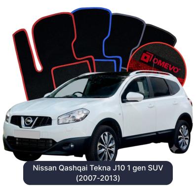 Velurové autokoberce OMEVO pro Nissan Qashqai Tekna J10 1 gen SUV (2007-2013)
