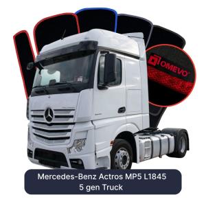 Velurové autokoberce OMEVO pro Mercedes-Benz Actros MP5 L1845 5 gen Nákladní vůz (2019-2025)