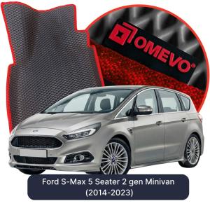 OMEVO 5D Pro Koberečky do Ford S-Max 5 místný 2 gen Minivan (2014-2023)