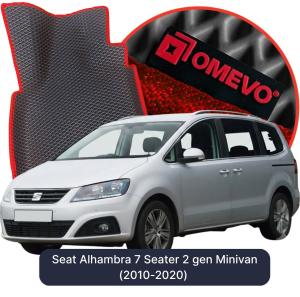 OMEVO 5D Pro Koberečky do Seat Alhambra 7 místný 2 gen Minivan (2010-2020)