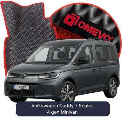 EVA autokoberce OMEVO pro Volkswagen Caddy 7 místný 4 gen Minivan (2020-2026)